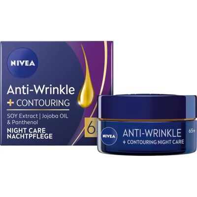 NIVEA 50ml Crème de Nuit Anti-Rides 65+ - Crème de nuit - Publicité NIVEA 50ml Crème de Nuit Anti-Rides 65+ - Crème de nuit - Publicité