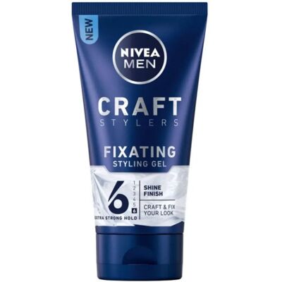 NIVEA Men Craft Stylers Gel - Silný zpevnění pro muže NIVEA Men Craft Stylers Gel - Silný zpevnění pro muže