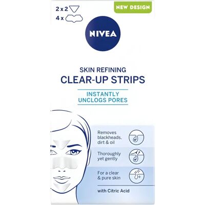 Nivea - Βελτιωτικές Ταινίες Καθαρισμού και Αναζωογόνησης Δέρματος - Για Γυναίκες, 8 τμχ Nivea - Βελτιωτικές Ταινίες Καθαρισμού και Αναζωογόνησης Δέρματος - Για Γυναίκες, 8 τμχ