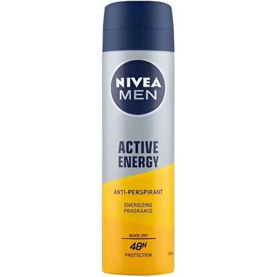 Nivea Men Active Energy Antiperspirant Spray - Men's 48H Protection Nivea Men Active Energy Antiperspirant Spray - Men's 48H Protection