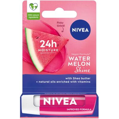 Rouge à Lèvres Watermelon Shine de Nivea - Soin des Lèvres Rouge à Lèvres Watermelon Shine de Nivea - Soin des Lèvres