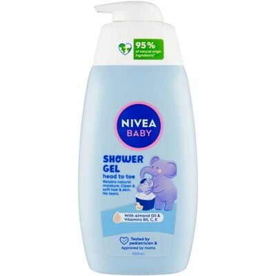 NIVEA Baby Gel Corpo e Capelli - Delicato per Bambini 500ml NIVEA Baby Gel Corpo e Capelli - Delicato per Bambini 500ml