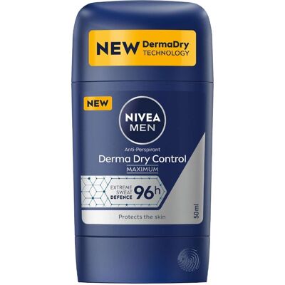 NIVEA MEN Derma Dry Control Antitranspirant Stick - Herren Deodorant NIVEA MEN Derma Dry Control Antitranspirant Stick - Herren Deodorant