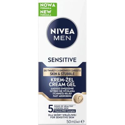 NIVEA MEN Sensitive Cream-Gel M 50 ml - Skin Care NIVEA MEN Sensitive Cream-Gel M 50 ml - Skin Care