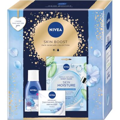 Ensemble Masque Visage Nivea - Hydratant, Crème de Jour, Démaquillant Ensemble Masque Visage Nivea - Hydratant, Crème de Jour, Démaquillant