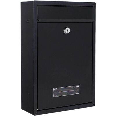 Rottner T02942 Steel Wall-mounted Anthracite Mailbox - Mailbox Rottner T02942 Steel Wall-mounted Anthracite Mailbox - Mailbox
