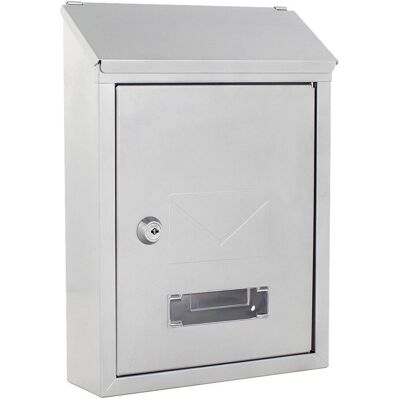 Rottner Udine Wandmontierter Briefkasten Silber Rottner Udine Wandmontierter Briefkasten Silber