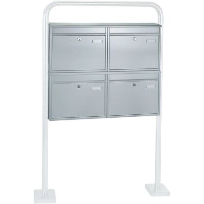 Rottner Tresor BKS - 4-Fach Edelstahl Briefkasten Rottner Tresor BKS - 4-Fach Edelstahl Briefkasten