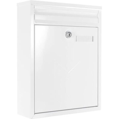 Rottner Tresor Como Weiße Wand-Maibox - Wandmontierte Briefkasten Rottner Tresor Como Weiße Wand-Maibox - Wandmontierte Briefkasten