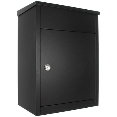 Rottner T05967 Schwarze Briefkasten - Stahl - Wandmontiert Rottner T05967 Schwarze Briefkasten - Stahl - Wandmontiert