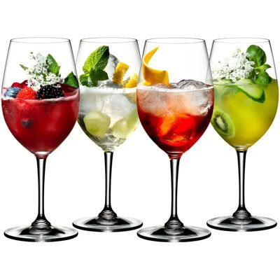 Set de 4 verres à cocktail Spritz en cristal - 560ml - Publicité Set de 4 verres à cocktail Spritz en cristal - 560ml - Publicité