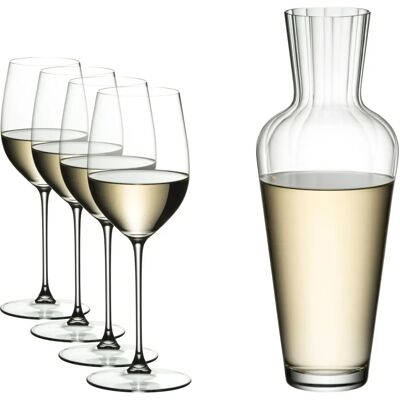 Riedel Veritas Riesling Zinfandel Mosel Dekanter & Glas-Set Riedel Veritas Riesling Zinfandel Mosel Dekanter & Glas-Set
