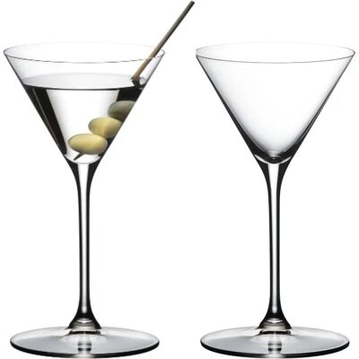 Riedel Grape Set Of 2 Martini Cocktail Glasses - Cocktail Glasses Riedel Grape Set Of 2 Martini Cocktail Glasses - Cocktail Glasses