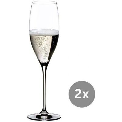 Riedel Vinum Cuvee Prestige Vinglass - Sett med 2 - Klar Riedel Vinum Cuvee Prestige Vinglass - Sett med 2 - Klar