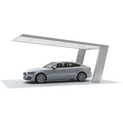 Ximax 75002 Aluminium Carport - Edelstahl-Look - Für 1 Fahrzeug Ximax 75002 Aluminium Carport - Edelstahl-Look - Für 1 Fahrzeug