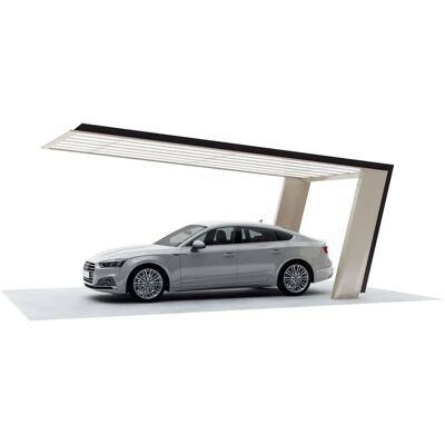 Ximax 75004 Aluminium Carport - Edelstahl-Look/Schwarz Ximax 75004 Aluminium Carport - Edelstahl-Look/Schwarz