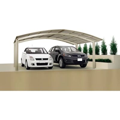XIMAX Portoforte Modell 60 - Doppelcarport - Aluminium, Modernes Design XIMAX Portoforte Modell 60 - Doppelcarport - Aluminium, Modernes Design