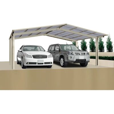 XIMAX Linea Doppelcarport - Moderner Aluminium-Unterstand für 2 Fahrzeuge XIMAX Linea Doppelcarport - Moderner Aluminium-Unterstand für 2 Fahrzeuge