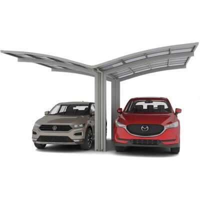 XIMAX - Portoforte - Edelstahlfarben - Typ 80 - Carport XIMAX - Portoforte - Edelstahlfarben - Typ 80 - Carport
