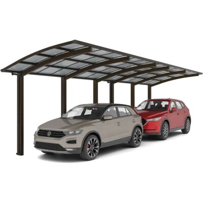 XIMAX - Portoforte - 270,4 x 982,6 cm - Braun - Carport XIMAX - Portoforte - 270,4 x 982,6 cm - Braun - Carport