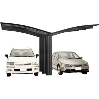 Ximax Modell 79033 Aluminium Carport - Y-Form Schwarz - Carport Ximax Modell 79033 Aluminium Carport - Y-Form Schwarz - Carport