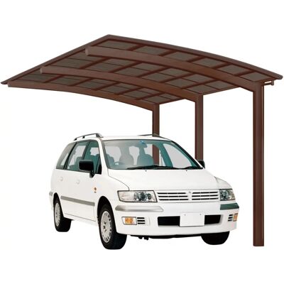 XIMAX Portoforte Typ 110 - Carport Aluminium Braun XIMAX Portoforte Typ 110 - Carport Aluminium Braun