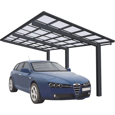 Ximax 79152 Aluminium Carport Linea Typ 110 Sonderbreite XS Schwarz Ximax 79152 Aluminium Carport Linea Typ 110 Sonderbreite XS Schwarz