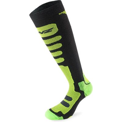 Calze Lenz Free Tour 1.0 - Unisex Nero Giallo Calze Lenz Free Tour 1.0 - Unisex Nero Giallo
