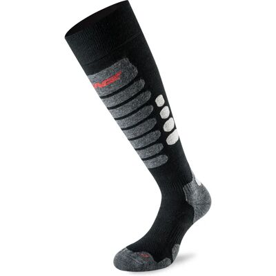 Lenz Skiing 3.0 Calcetines - Unisex Negro Gris Talla 45-47 Lenz Skiing 3.0 Calcetines - Unisex Negro Gris Talla 45-47
