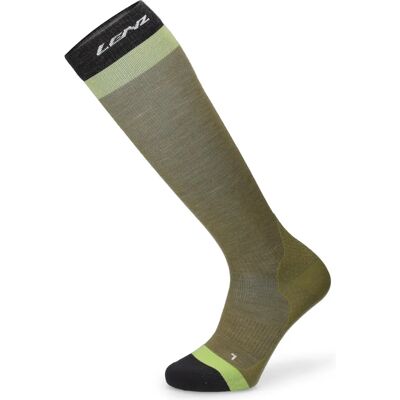Lenz Merino Compression 1 Chaussettes Longues - Long Socks - Publicité Lenz Merino Compression 1 Chaussettes Longues - Long Socks - Publicité