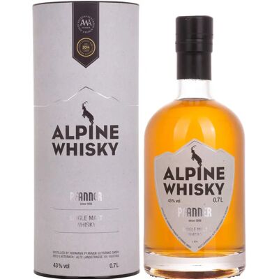 Pfanner Alpine Single Malt Whisky - 43% Vol. 0,7l - Cadeauverpakking Pfanner Alpine Single Malt Whisky - 43% Vol. 0,7l - Cadeauverpakking