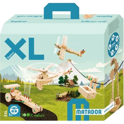 Matador Explorer 11151 - Juego de construcción en madera - 902 piezas - Para niños 5+ Matador Explorer 11151 - Juego de construcción en madera - 902 piezas - Para niños 5+
