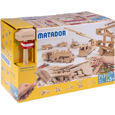 Matador Explorer E717 - Zestaw Konstrukcyjny - 717 Elementów - Zabawa Edukacyjna Matador Explorer E717 - Zestaw Konstrukcyjny - 717 Elementów - Zabawa Edukacyjna