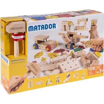 Matador M108 - Construction Toy - 108 Pieces - Ages 5+ Matador M108 - Construction Toy - 108 Pieces - Ages 5+