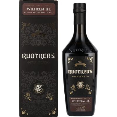 Ruotker's Wilhelm III. Heavily Peated Single Malt Whiskey - Whisky Ruotker's Wilhelm III. Heavily Peated Single Malt Whiskey - Whisky