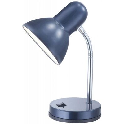 Lampa biurkowa Globo Basic niebieska - E27 40W Lampa biurkowa Globo Basic niebieska - E27 40W