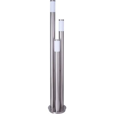 Lámpara de pie exterior de acero inoxidable Globo Lighting Boston - 3 lámparas Lámpara de pie exterior de acero inoxidable Globo Lighting Boston - 3 lámparas