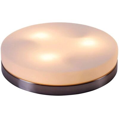 Globo Lighting Opal Deckenlampe - 3 E27, Nickel, 30cm Globo Lighting Opal Deckenlampe - 3 E27, Nickel, 30cm