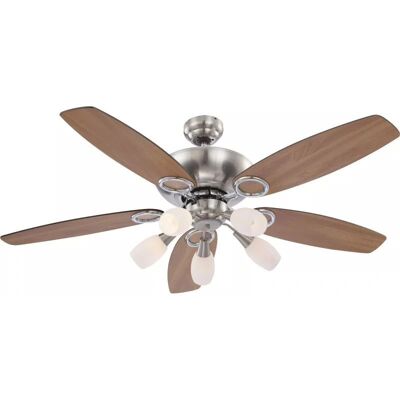 Ventilateur de plafond réversible Globo Jerry 130cm avec lumière - Grande pièce - Publicité Ventilateur de plafond réversible Globo Jerry 130cm avec lumière - Grande pièce - Publicité