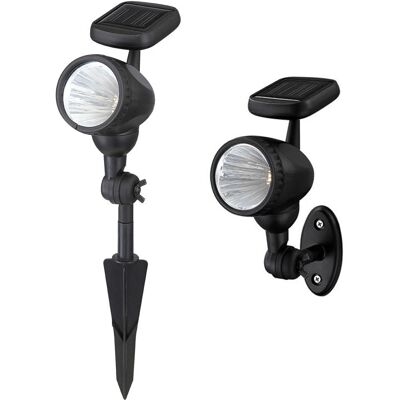 GLOBO Solar Wandlampe - Einstellbarer LED-Projektor - IP44 GLOBO Solar Wandlampe - Einstellbarer LED-Projektor - IP44