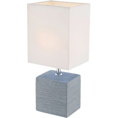 Lampa Stołowa Geri w Szarym Kwarcie E14 - Globo Lighting Lampa Stołowa Geri w Szarym Kwarcie E14 - Globo Lighting