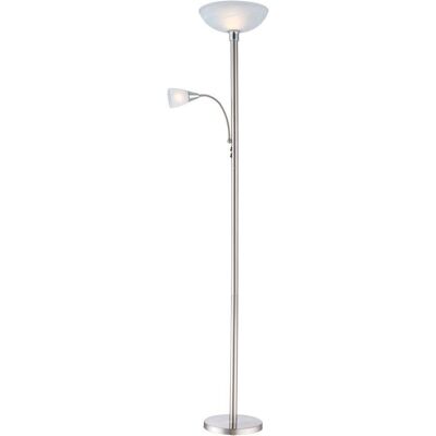 Lámpara de pie Globo Lighting - Cromo - E27/E14 - 178cm Lámpara de pie Globo Lighting - Cromo - E27/E14 - 178cm