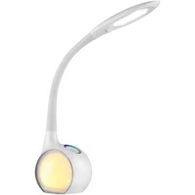 Globo Lighting Tarron Weiß Acryl Schreibtischlampe - Farbwechsel & Dimmer Globo Lighting Tarron Weiß Acryl Schreibtischlampe - Farbwechsel & Dimmer