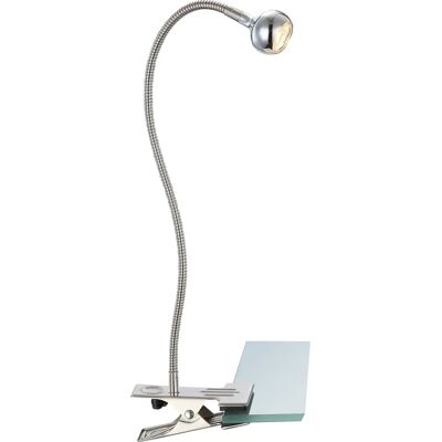 Lampa biurkowa Globo Lighting Wąż Nikiel LED Lampa biurkowa Globo Lighting Wąż Nikiel LED