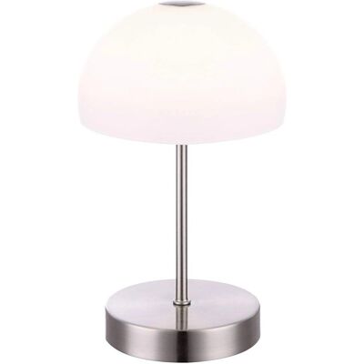 Lampada da tavolo Snowflake in metallo nichelato Globo Lighting Lampada da tavolo Snowflake in metallo nichelato Globo Lighting