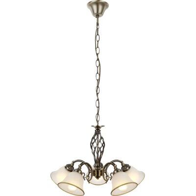 Lámpara colgante Odin - latón - metal - 60cm - E27 - Globo Lámpara colgante Odin - latón - metal - 60cm - E27 - Globo