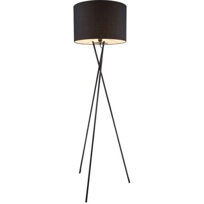 Lampada da terra Globo Gustav Nero - E27 - 160cm Lampada da terra Globo Gustav Nero - E27 - 160cm
