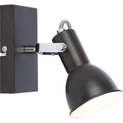 Globo FARGO Wandleuchte - E14, 40W, Metall Braun Globo FARGO Wandleuchte - E14, 40W, Metall Braun