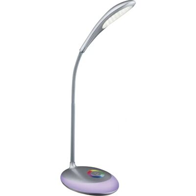 Lampe de table Globo Lighting Minea - RGB Tactile Dimmable 3W Argent - Publicité Lampe de table Globo Lighting Minea - RGB Tactile Dimmable 3W Argent - Publicité