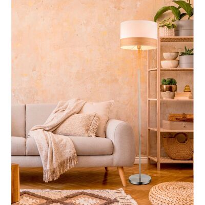 Globo Lighting Chipsy Stehlampe - Nickel - Metall - 170cm Globo Lighting Chipsy Stehlampe - Nickel - Metall - 170cm